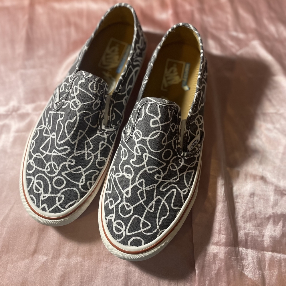 Vans x Textured Waves Slip-ons
